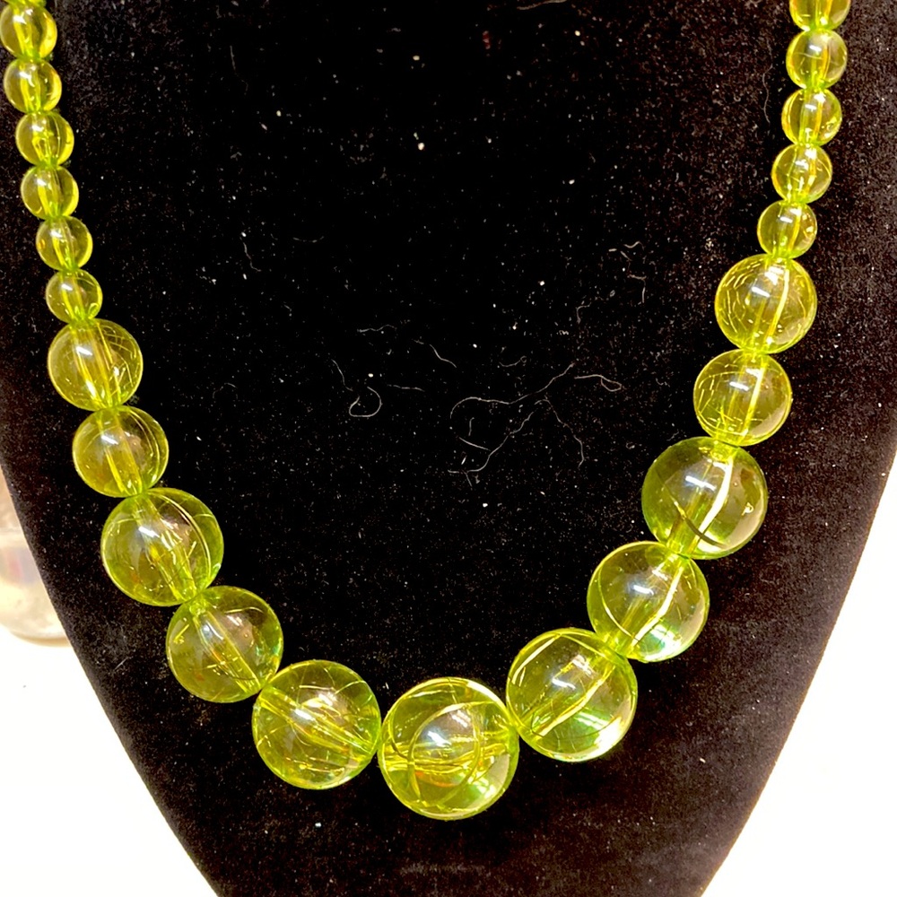 Green Bead Neclace